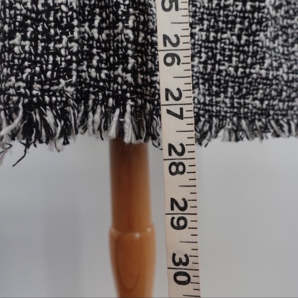 Tweed jumper dress with fringed hemline - Picture 8 of 9